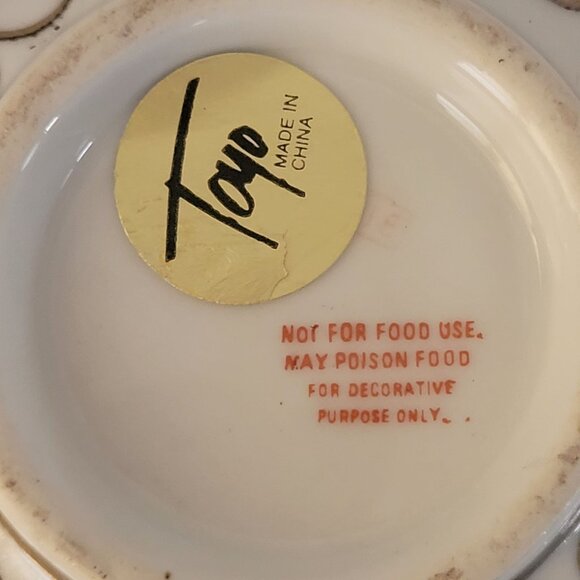 Toyo Porcelain Hand Painted Cloisonne Decorative Bowl Grandma Core - Picture 5 of 9